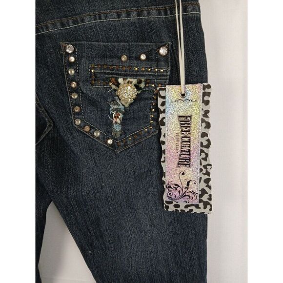 Free Culture Skinny Jeans Embellished    Women's Size 3 New With Tags - Picture 13 of 16